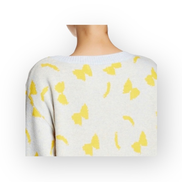 new Wildfox Couture Pasta Delices Vineyard Sweater Blue Iris Intarsia S - Picture 5 of 16